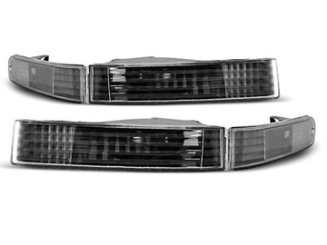 Поворотники передние honda prelude 92-97 чёрные фото №1