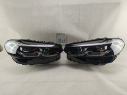 Bmw g01 g02 рестайлинг lci полный led левый правые фара лампа левая правая фото №1