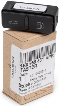 Кнопка заливка топлива багажника audi a8 d3 фото №1