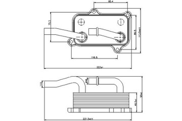 Nissens радіаторів масла mercedes zetros c cl203 фото №1