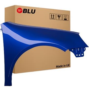 Blu крило vw golf v 5 lb5r правий синій 03-09 перед хетчбек фото №1