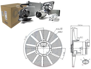 Вентилятор радиатор seat cordoba cordoba vario ib фото №1