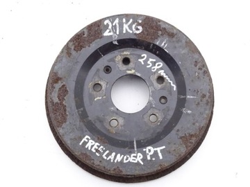 Land rover freelander i 03-06 рестайлинг барабан тормозной зад 255mm фото №1