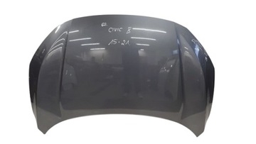 Honda civic x 2015-2021 капот перед фото №1