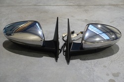 Vw beetle 5c зеркало хром 6 pin левая правые комплект оригинал оригинальный номер фото №1