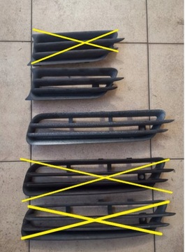 Volvo s70 v70 решітка бампера ліва фото №1