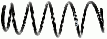 Пружина підвішування перед fiat grande punto punto punto evo 1.3d/1.6d/1.9d фото №1