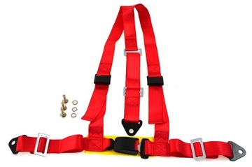 Ремни szelkowe спортивные 3 punktowe 2'' дорожная омологация e4 фото №1