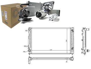Радіаторів двигуна nissens ai2109 aia2109 1103118 1 фото №1