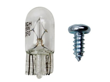 Лампа номерного знака rej. skoda octavia i 9 96-10 лівий/правий фото №1