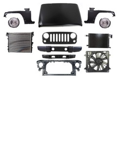 Wrangler 06- перед бампер капот крыло pas лампа фото №1