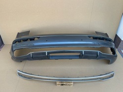 Audi q5 80a ii s line бампер зад задній хром фото №1