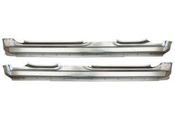 Nissan qashqai j10 07- поріг пороги оцинковка klokkerholm лівий + правий фото №1