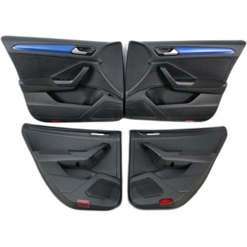 T-roc 2ga боковина оббивка двері перед зад 2ga867011 фото №1