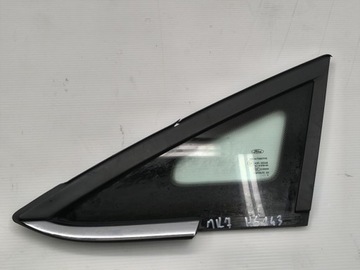 Скло кузовна трикутник хром ліва ford fiesta mk7 рестайлінг фото №1