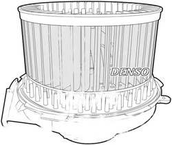 Воздуходувка вентилятор воздуховод dea21010 denso фото №1