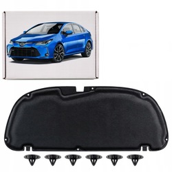 Toyota corolla xii e21 2019+ sedan шумоізоляція капота 5334102370 + застібки фото №1