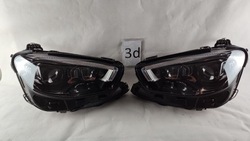 Mercedes e клас 213 рестайлінг w213 повний led лівий праві фара лампа фото №1