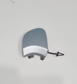 Ford ecosport рестайлинг 17- заглушка фаркоп бампера перед передняя фото №1