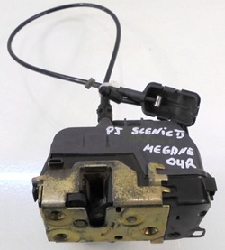 Renault scenic ii 2 04 r замок дверь правый зад 6 pin фото №1