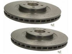 Диски перед audi q5 8r 2.0-3.2 08-11 a5 8t 2.0-4.2 07-17 8f 3.0 09-11 фото №1