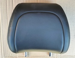 Подголовник правые левый зад чёрная кожа обшивка citroen c5 iii x7 фото №1