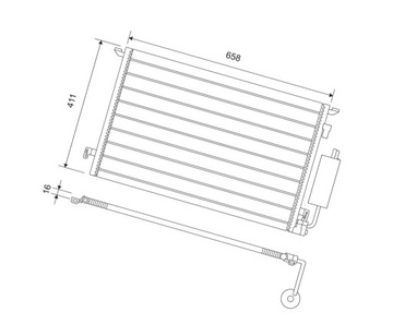 Конденсатор opel vectra c dti - valeo 817648 фото №1