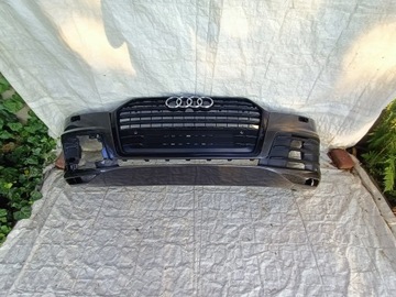 Audi q7 4m s-line бампер переднє kielce фото №1