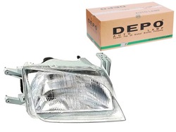 Depo фара p h4, електричний, колір вкладиш: s фото №1