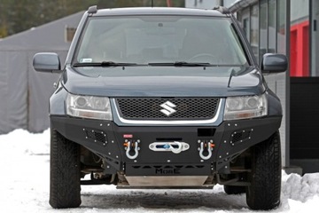 Бампер переднее стальной suzuki grand vitara ii 2 05-08 more 4x4 фото №1