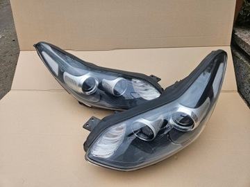 Лампа левая правая перед kia sportage iv линза + led 15r- фото №1