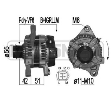 Era генератор messmer toyota фото №1