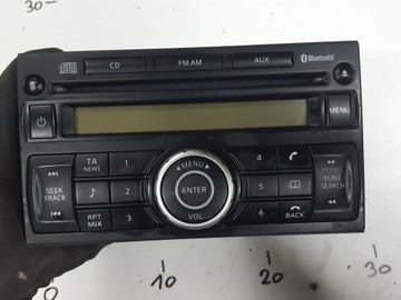 Qashqai i j10 рестайлинг 10-13r радио cd радиопроигрыватель фото №1