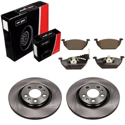 Диски+ гальмівні колодки перед seat toledo ii skoda octavia i фото №1