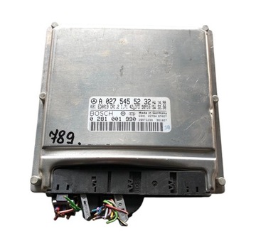 Mb w168 aklasa 01 1.7 cdi блок управления компьютер двигателя a0275455232 0281001990 фото №1