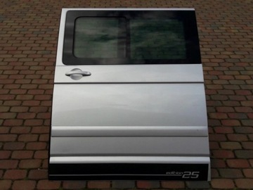 Vw t5 multivan ii двері ліві зсувні скло 03-09 фото №1