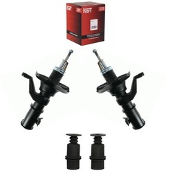 Амортизаторы перед + отбойники защитные накладки honda civic vii 2001-2005 фото №1