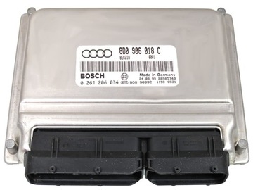 Компьютер ecu audi tt a6 1.8 8d0906018c 0261206034 фото №1
