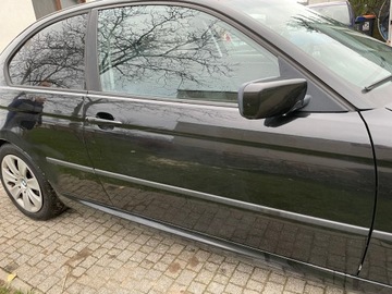 Двері передні праві bmw 3 e46 compact 475 blacksaphire металік фото №1