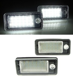 Подсветка номерного знака led audi a6 c6 / q7 4l 06-09 фото №1