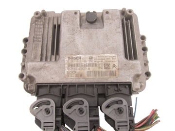 Компьютер блок управления двигателя ecu 0281012466 9661135380 citroen peugeot фото №1