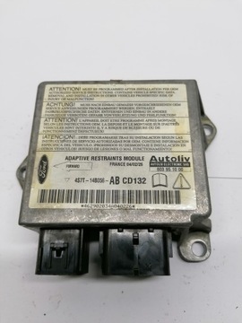 Модуль подушка безпеки ford оригінальний номер 4s7t14b056ab фото №1
