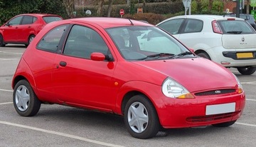 Ford ka i 96-08 капот / червона / біла / жовта фото №1