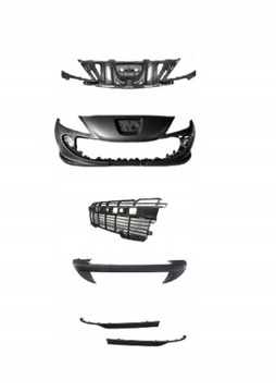 Peugeot 206+ plus бампер переднє перед фото №1