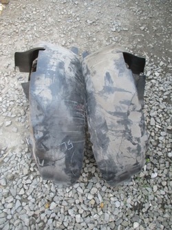 Подкрылок правые lub левая задние fiat 500l 12r- фото №1