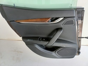 Maserati ghibli 14+ боковина двері лівий зад оббивка фото №1