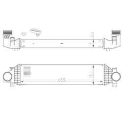 Радіаторів повітря nrf 309068 фото №1