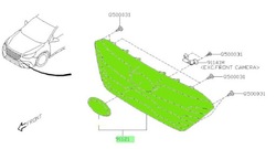 Решітка радіатора решітка радіатор subaru outback 2.5 usa оригінал 2023- фото №1