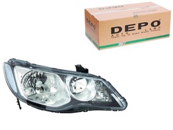 Фара hb3/hb4 механический цвет вкладыш: хромированная фото №1