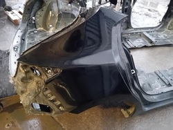 Четверть крыло правые зад mazda 3 iii bm hb фото №1